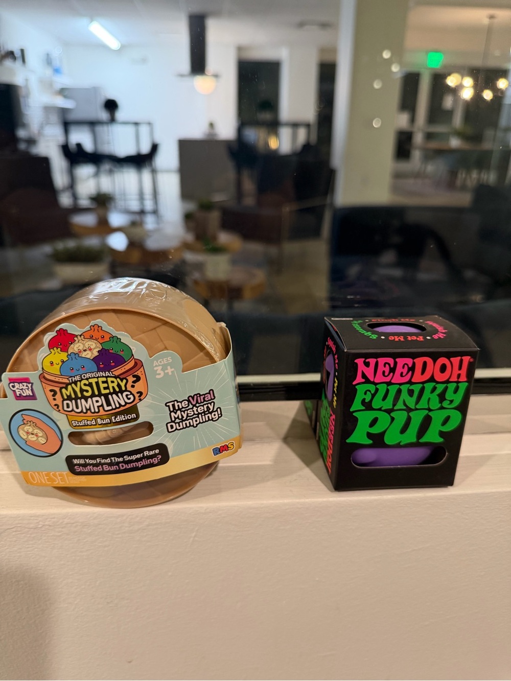 Nee Doh Purple Funky Pup & RMS Dumpling Pork Edition
